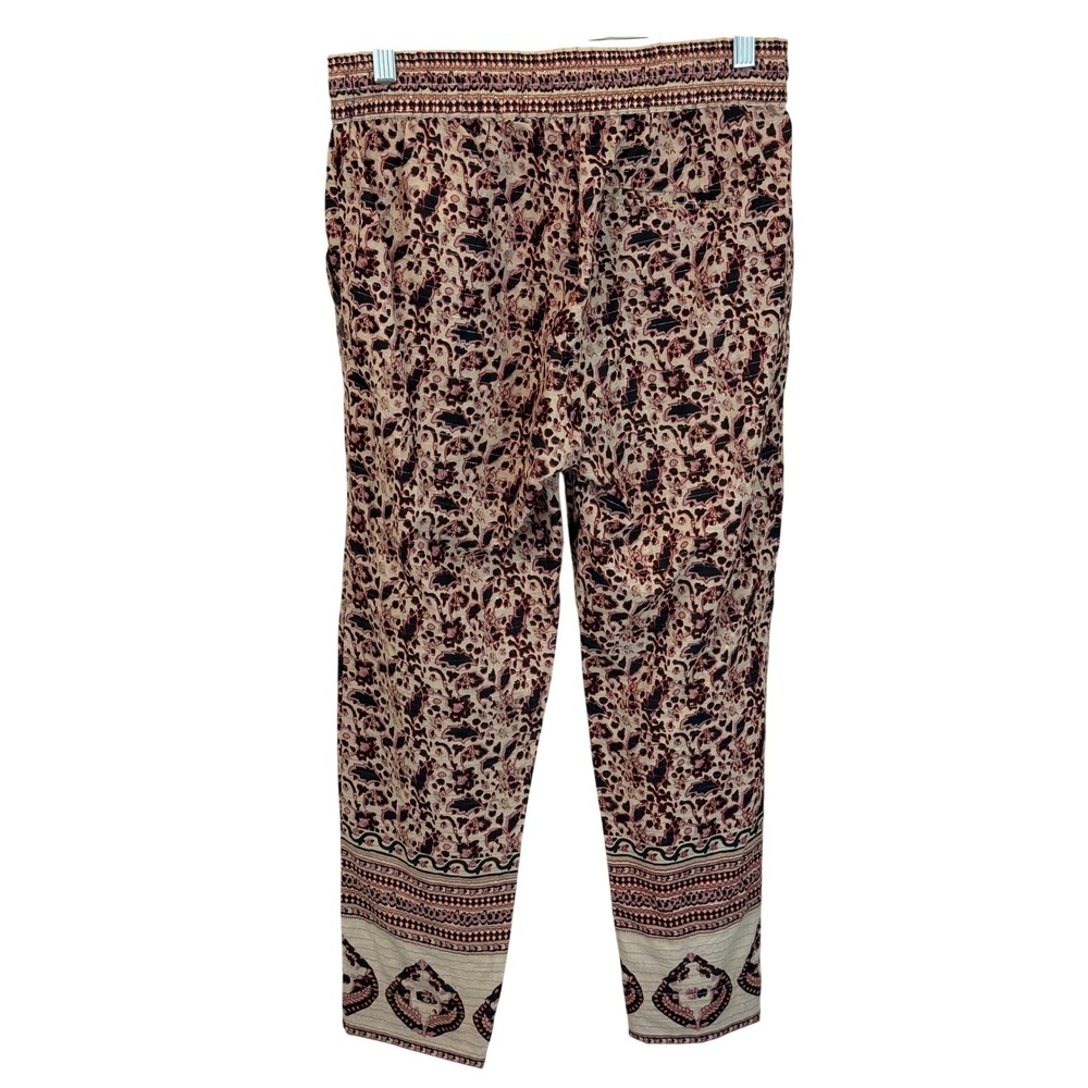 🥥Scotch & Soda Printed Ankle Pants in Cream, Black & Pink🥥